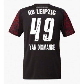 Pánské fotbalový oblečení RB Leipzig Yan Diomande #49 Tretí košile 2025-26 Krátkým Rukávem